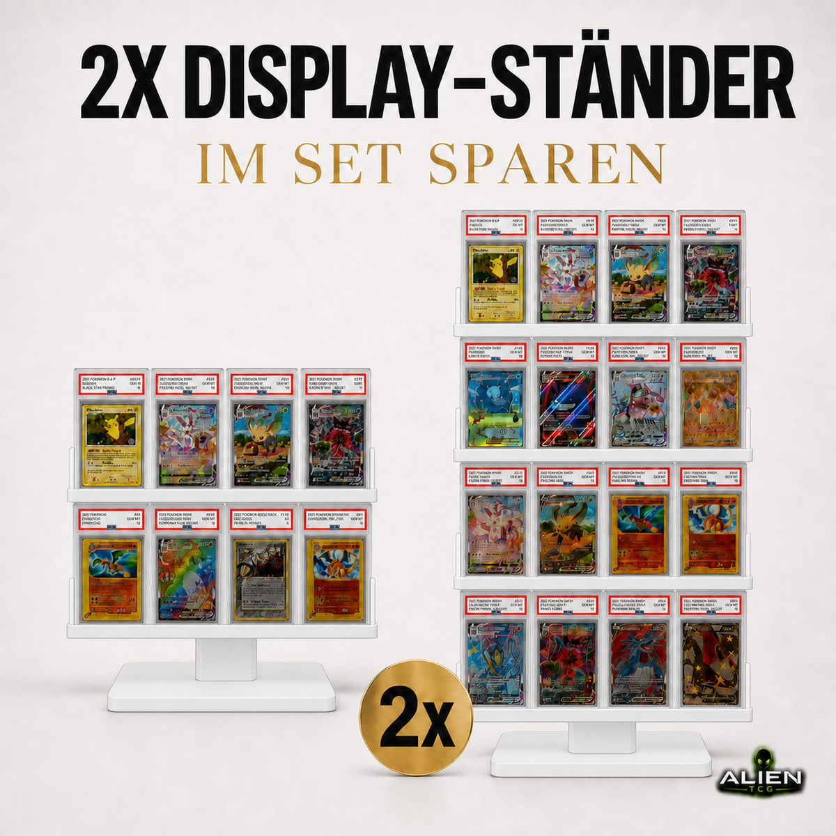 PSA/CGC Display Ständer Bundle Aktion Viele Verschiedene Kombinationen 4x2 - 4x4