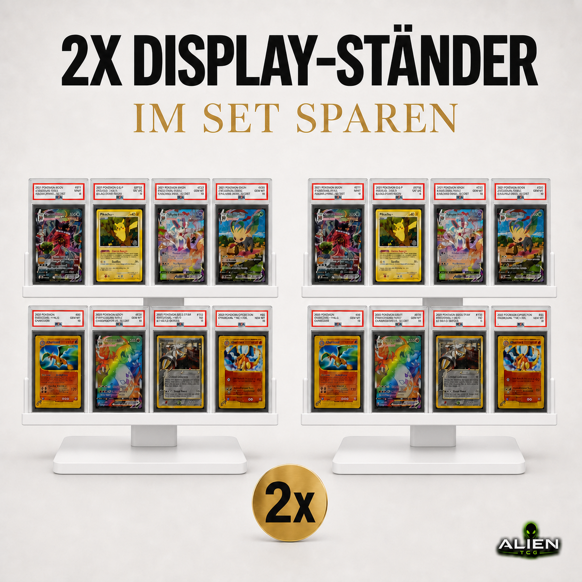 PSA/CGC Display Ständer Bundle Aktion Viele Verschiedene Kombinationen 4x2 - 4x4